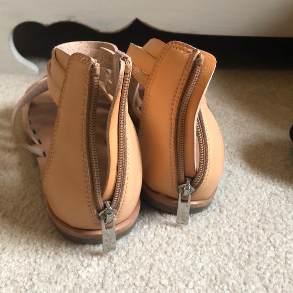 Tan Strappy Sandals - Picture 5 of 6